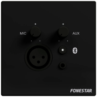 Fonestar WALLMIX-BK mixer wall plate with Bluetooth