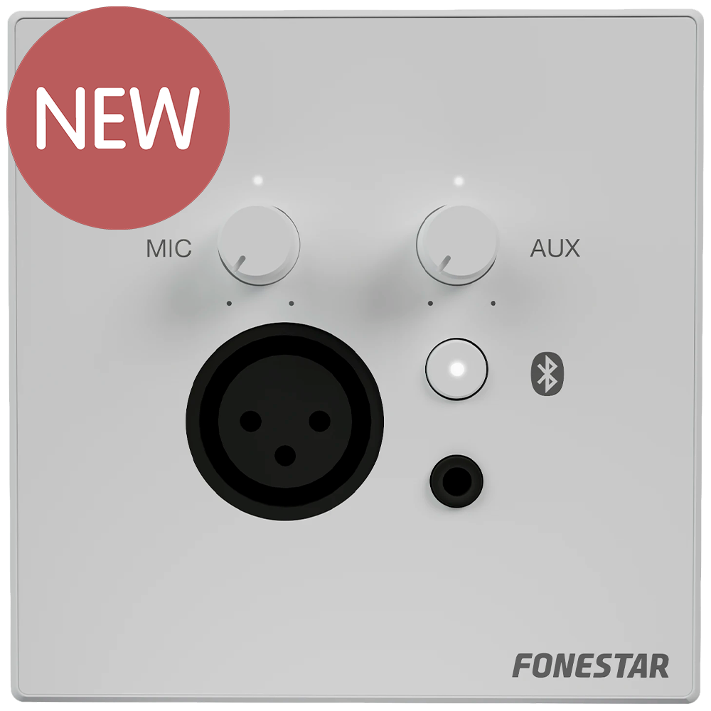 Fonestar WALLMIX-WH mixer wall plate with Bluetooth