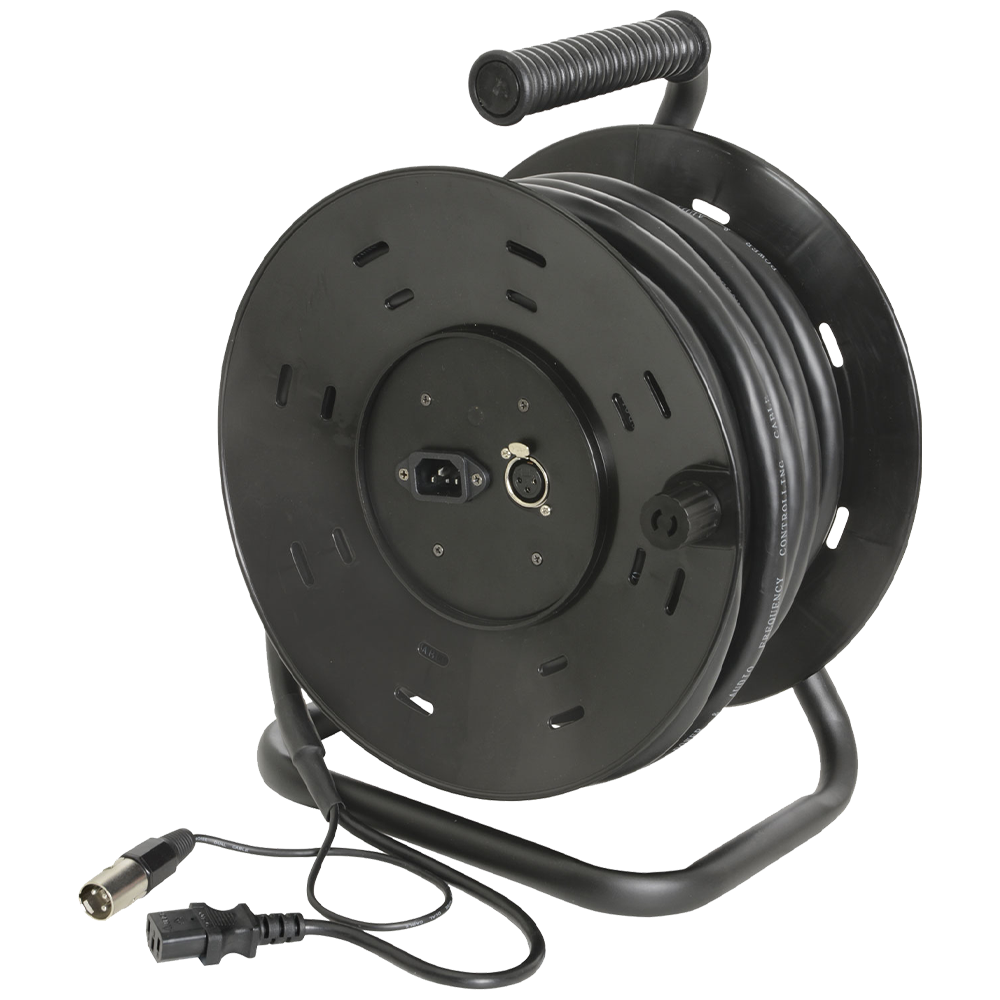 Citronic 20m XLR/IEC multicore reel