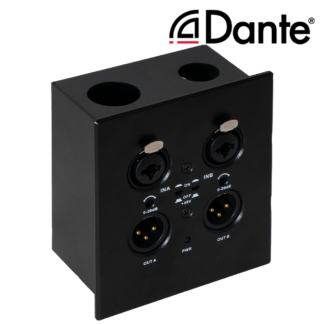 Fonestar W-DANTE-22X Dante® wall plate