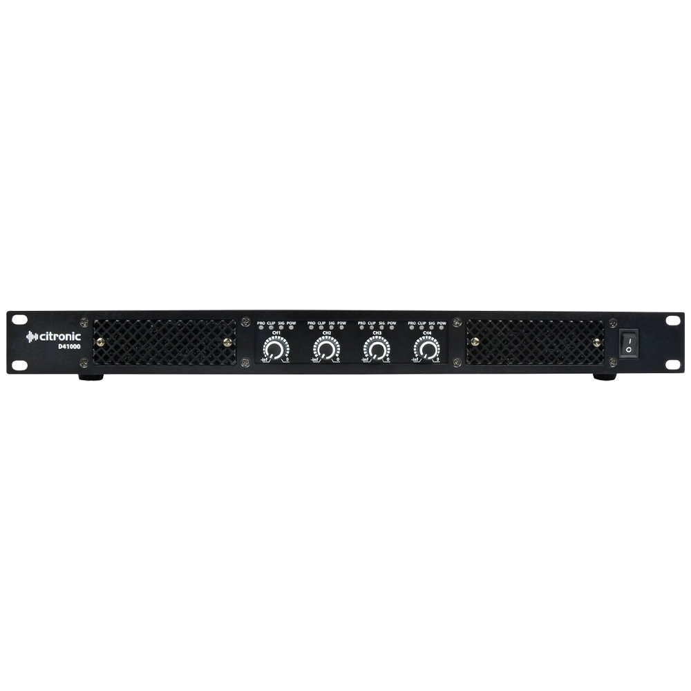 Citronic D41000 4 x 600W class-D stereo power amplifier