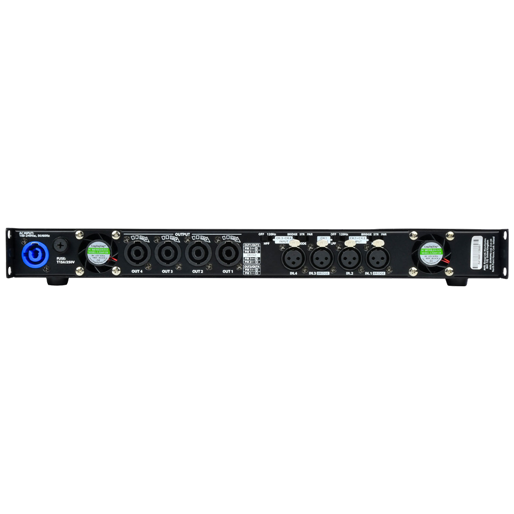 Citronic D41000 4 x 600W class-D stereo power amplifier