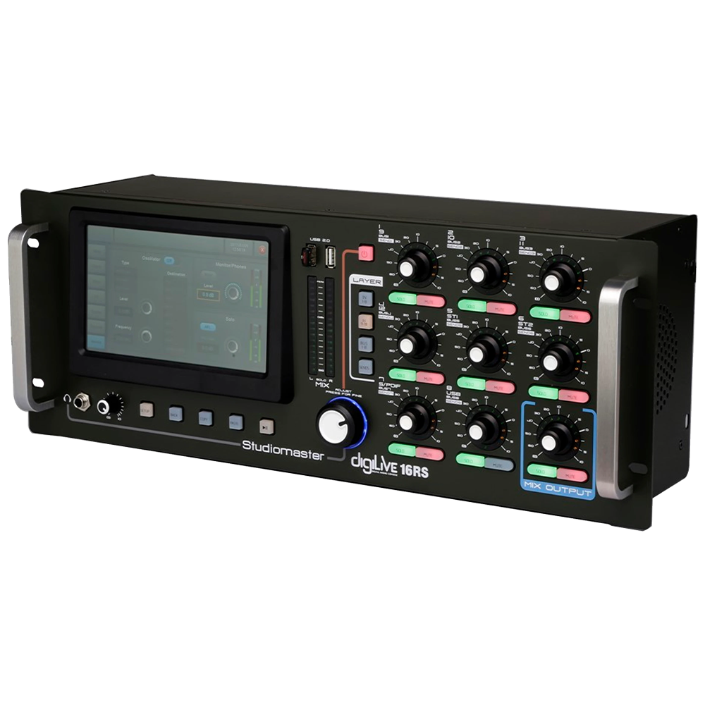 Studiomaster DigiLive 16RS 16-channel digital remote-controllable WiFi mixer