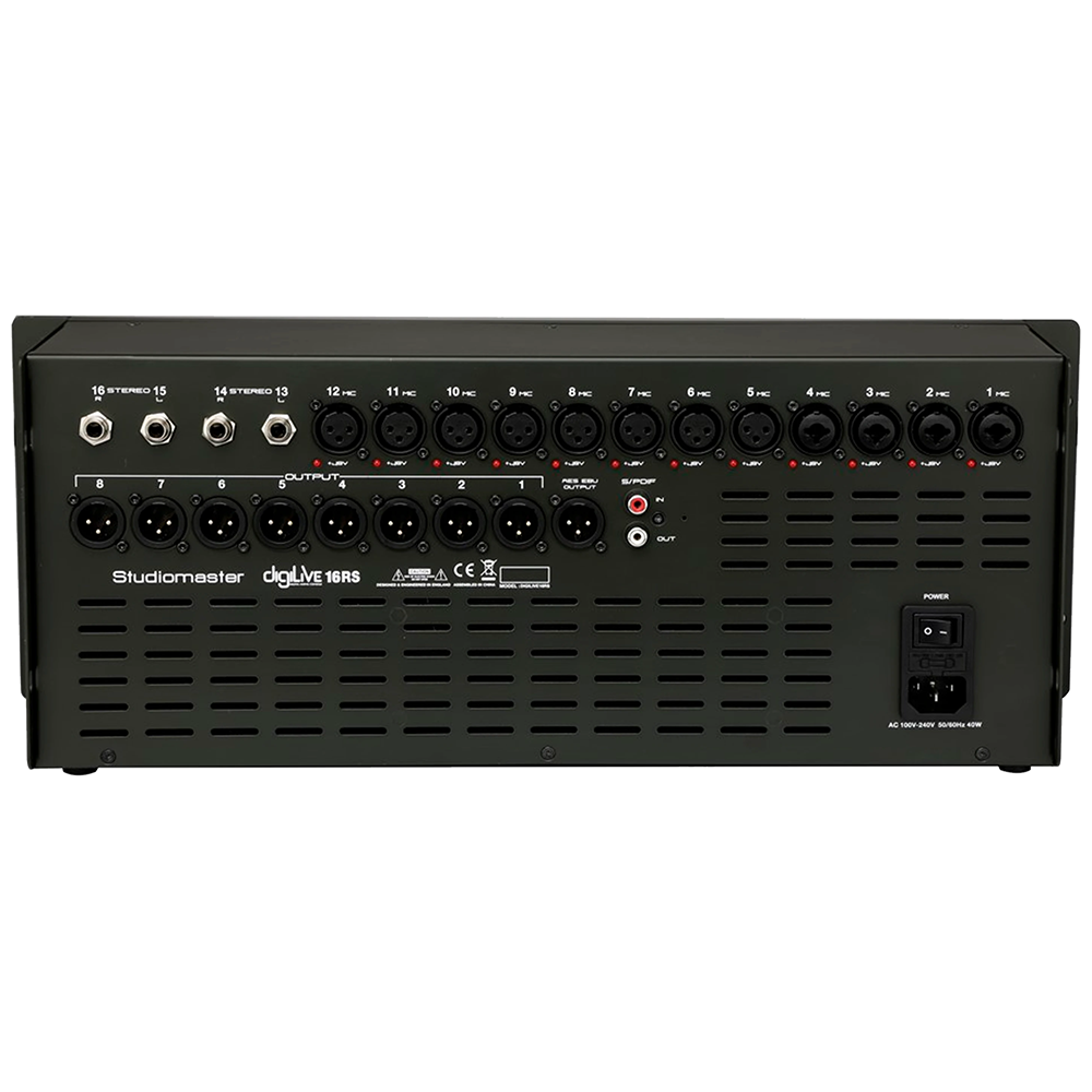 Studiomaster DigiLive 16RS 16-channel digital remote-controllable WiFi mixer