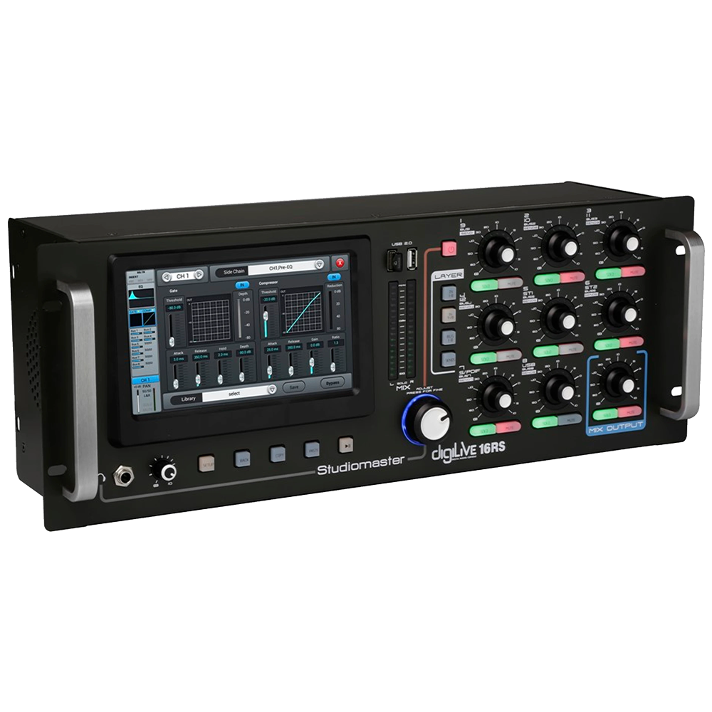 Studiomaster DigiLive 16RS 16-channel digital remote-controllable WiFi mixer