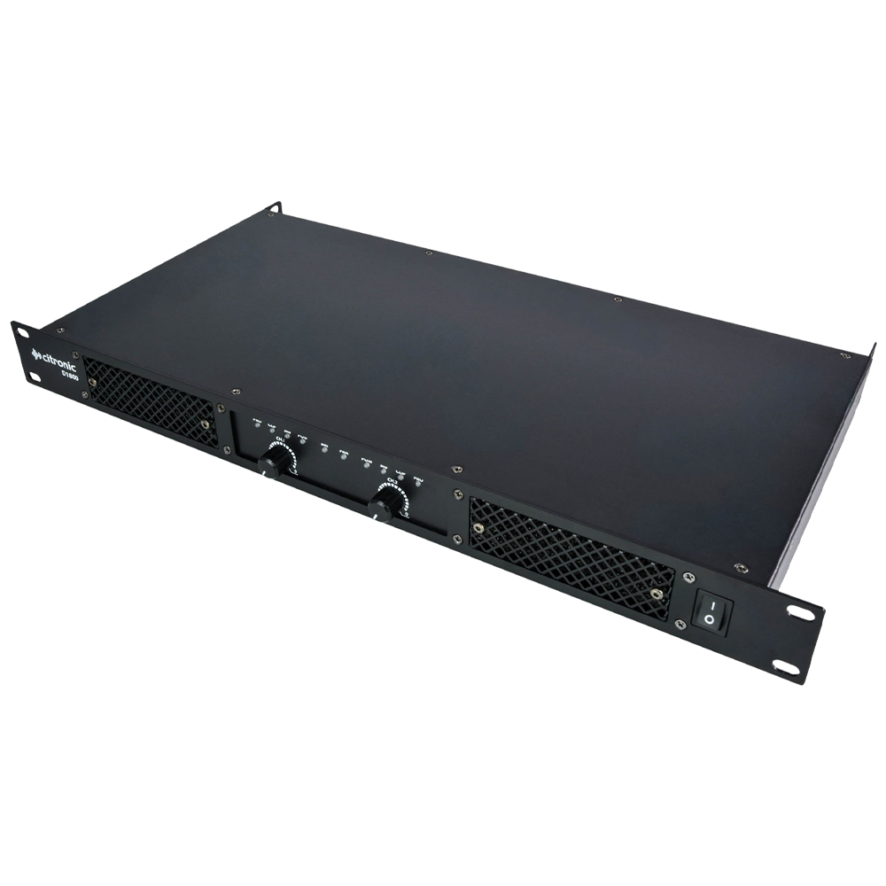 Citronic D1800 2 x 500W class D power amplifier