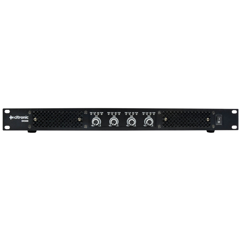 Citronic D4500 4 x 300W class D power amplifier