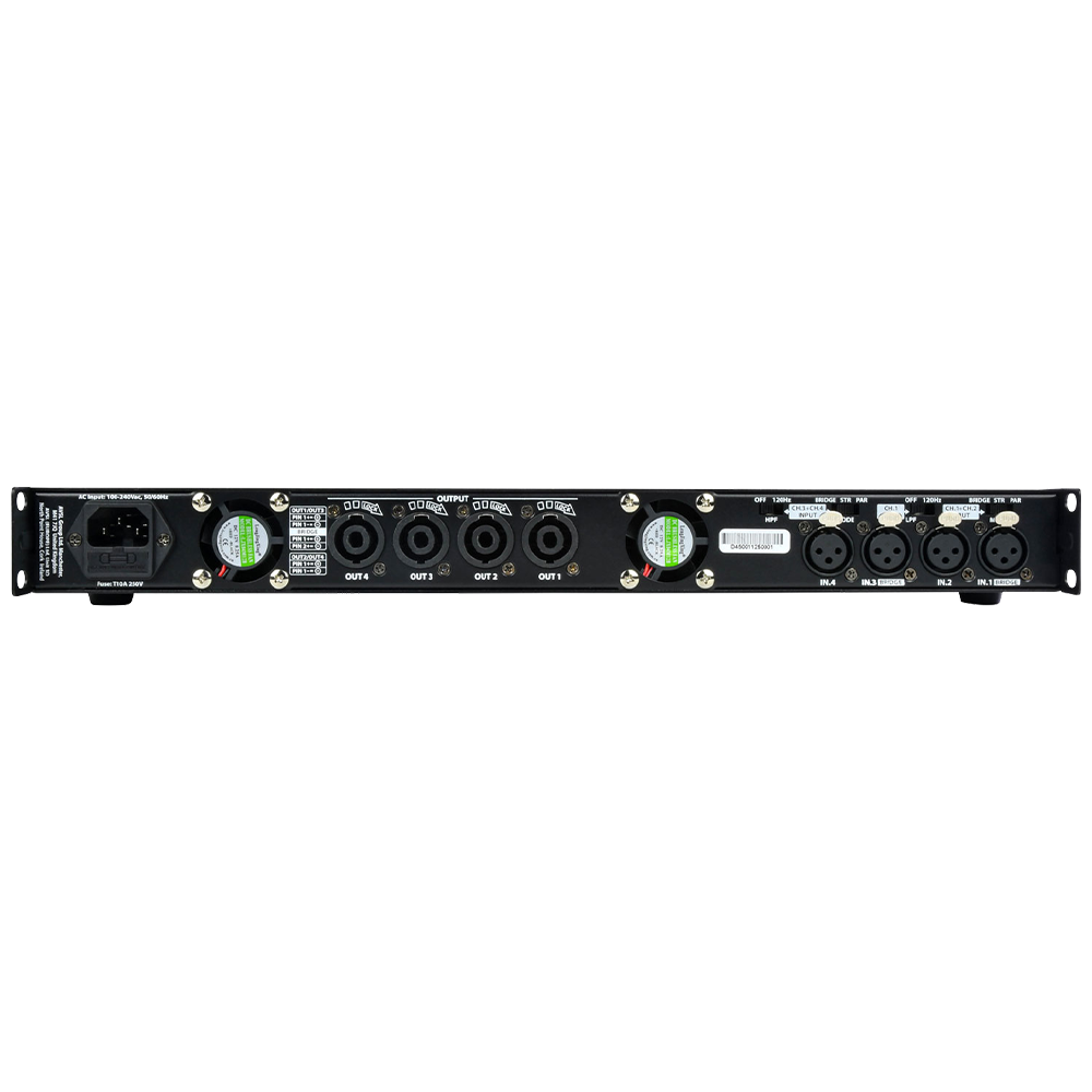 Citronic D4500 4 x 300W class D power amplifier