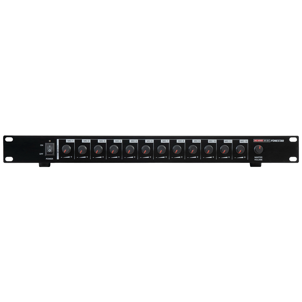 Fonestar MX-824 12-channel microphone mixer