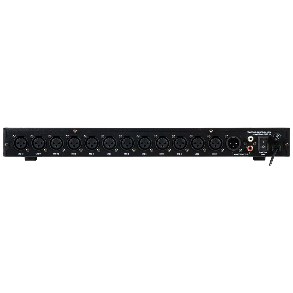 Fonestar MX-824 12-channel microphone mixer