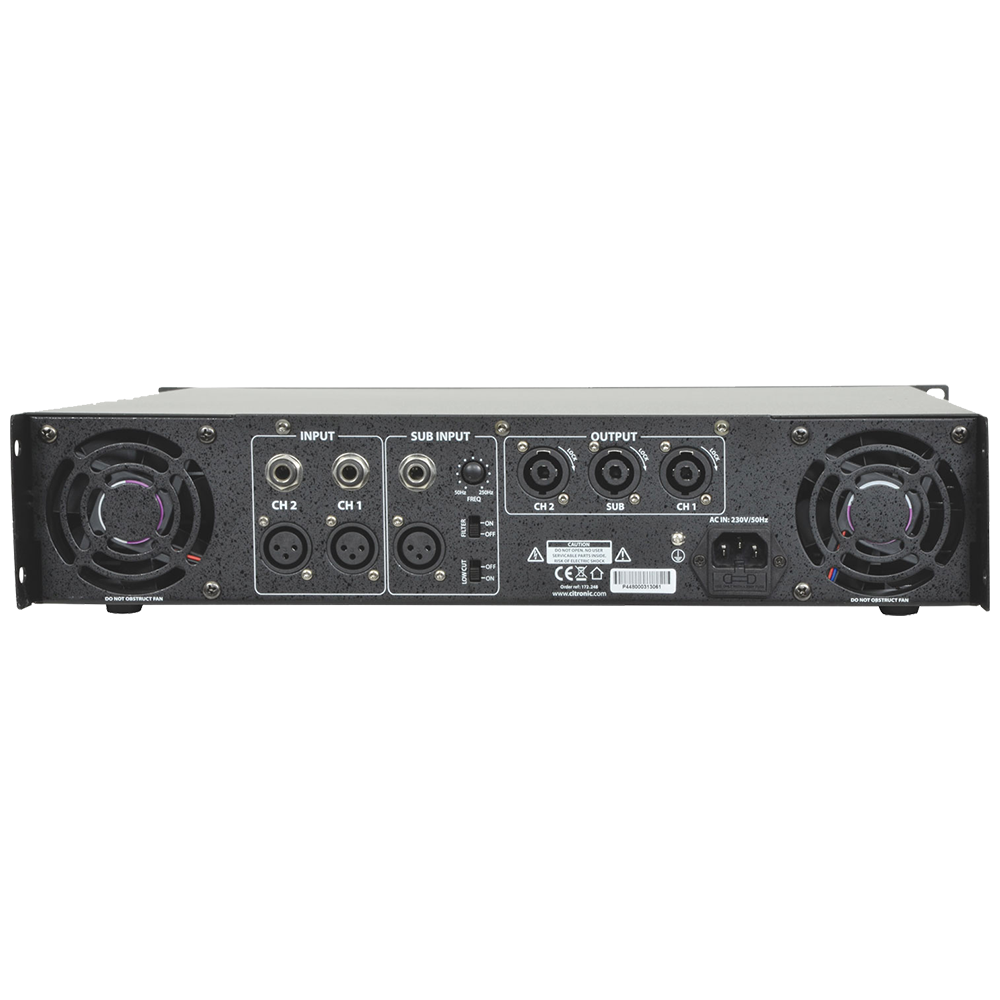Citronic P44800 2.1 2 x 250W + 500W power amplifier